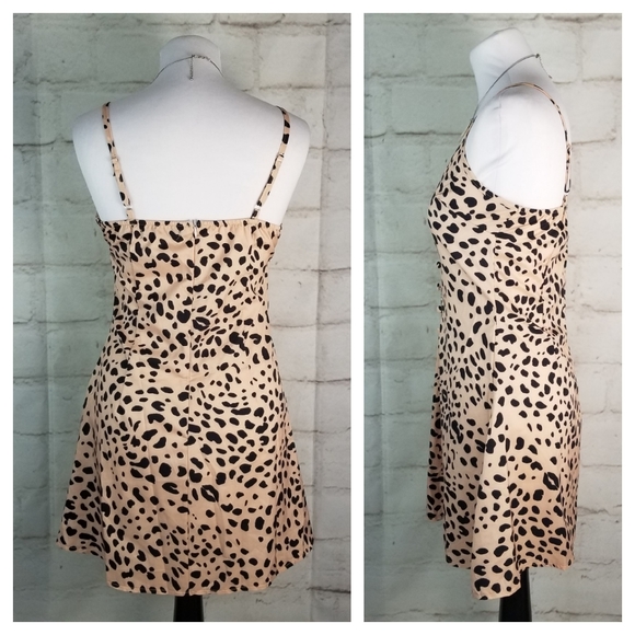 CBR S Blush Pink Sleeveless Fit & Flare Mini Dress - Picture 4 of 5